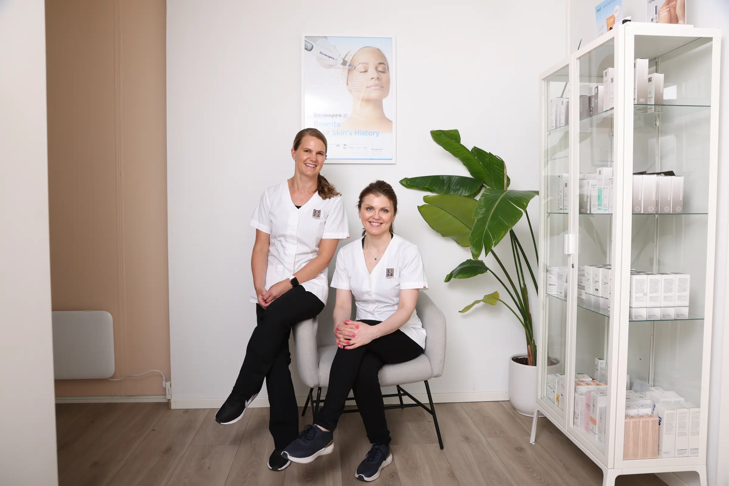 Produktvitrinen i klinikken